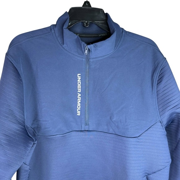 New Under Armour Storm Daytona Men's Half Zip Pullover Golf Top Blue Sz Large - Picture 10 of 13